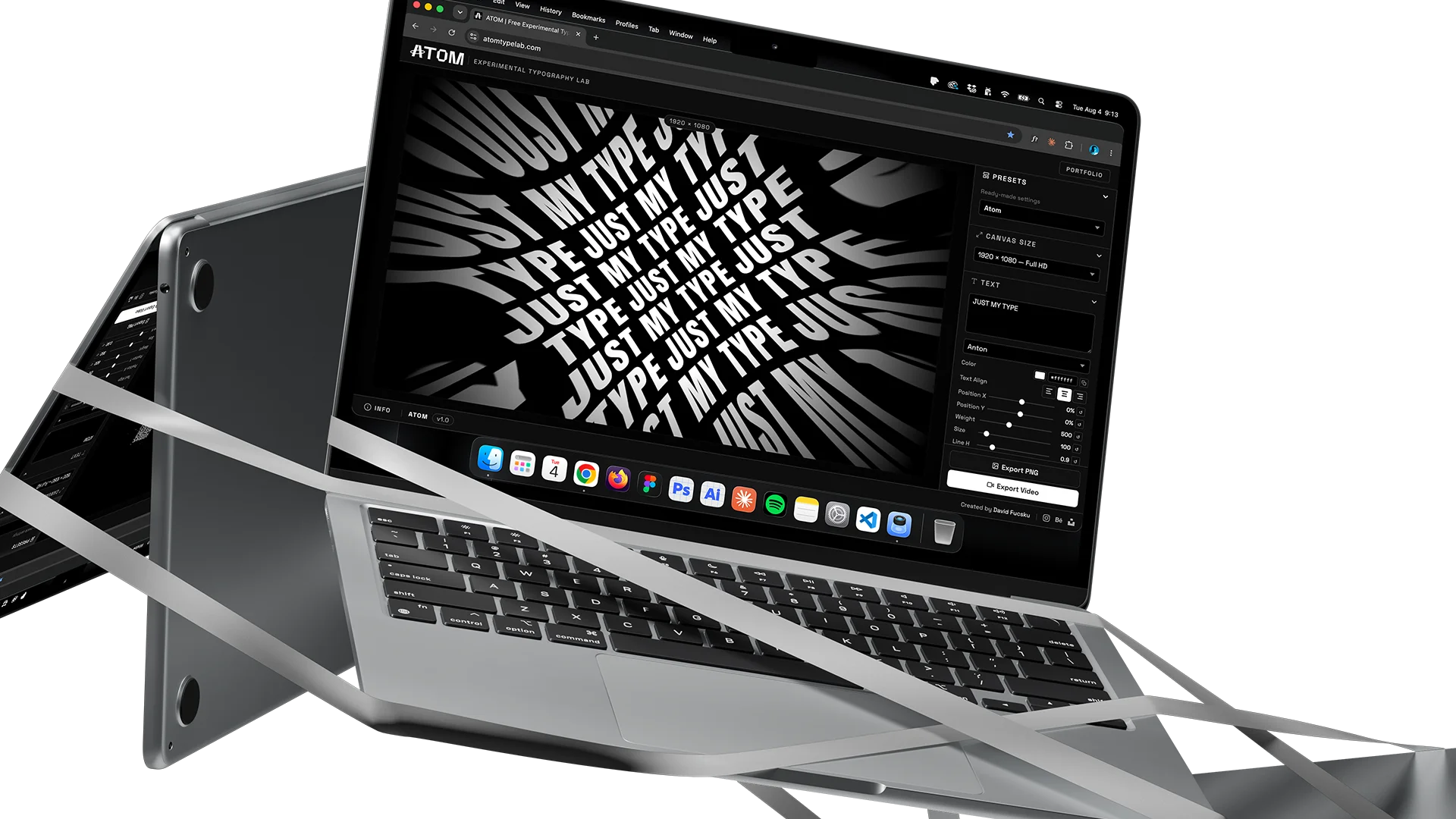 Atom Type Lab - Experimental Typography App